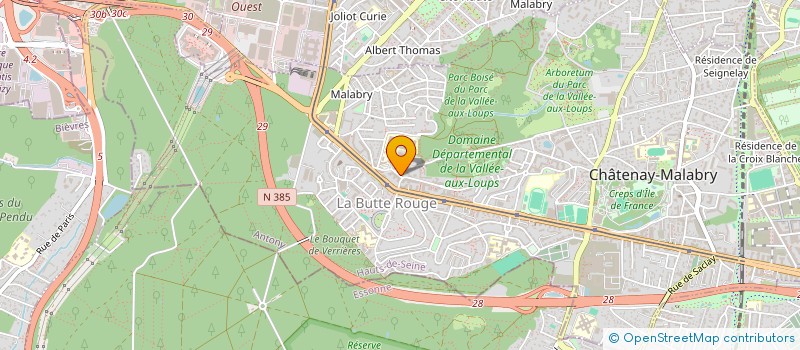 localisation de l'entreprise MB SERVICES à CHATENAY-MALABRY