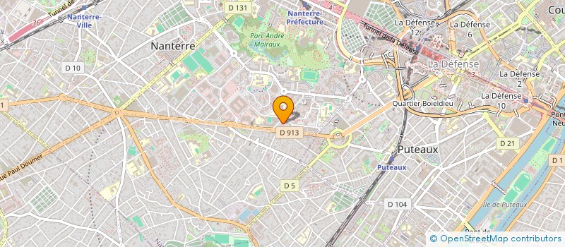 localisation de l'entreprise MB SERVICES  NANTERRE
