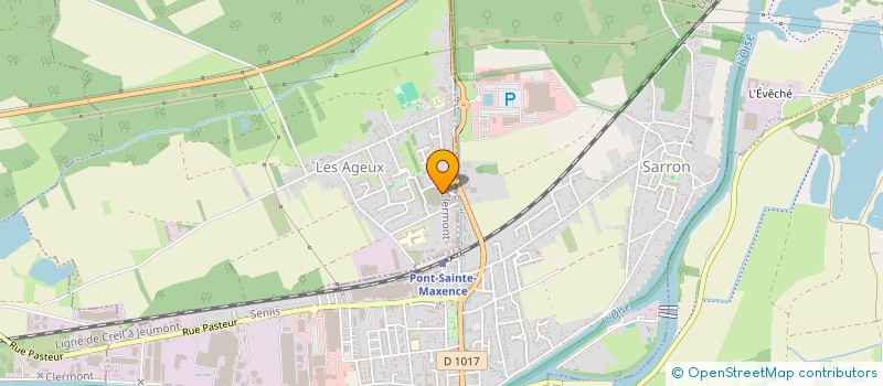 localisation de l'entreprise MB SERVICES  LES AGEUX