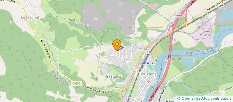 localisation de l'entreprise MB SERVICES  BOUSSENS