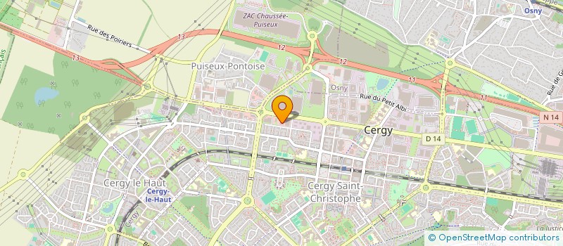 localisation de l'entreprise MB SERVICES  CERGY