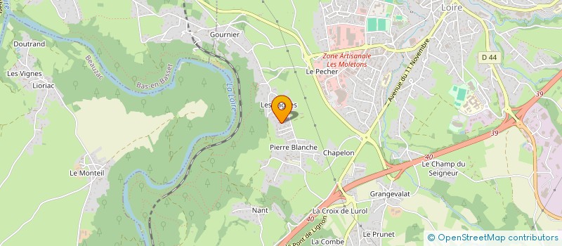 localisation de l'entreprise MB SERVICES A DOMICILE à MONISTROL-SUR-LOIRE
