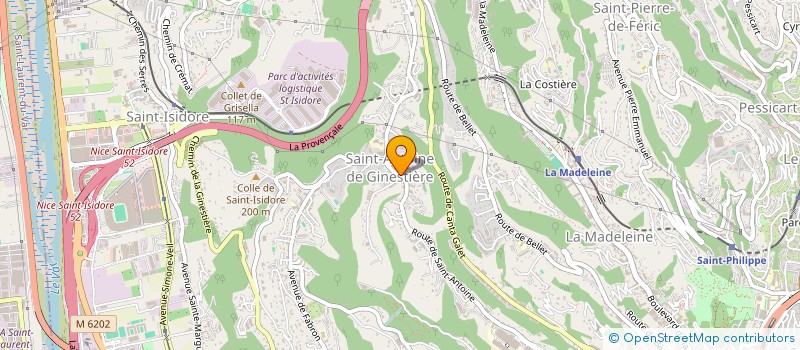 localisation de l'entreprise MB SPORT à NICE