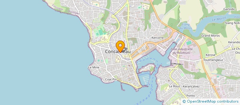 localisation de l'entreprise MB TANASERVICES à CONCARNEAU