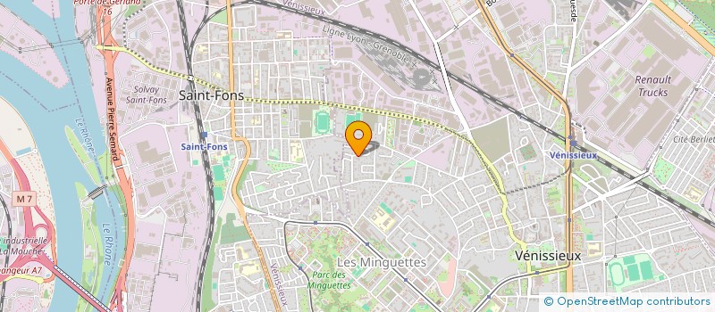 localisation de l'entreprise MB TAXI 69  VENISSIEUX