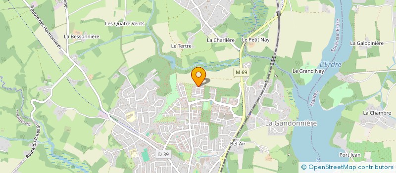 localisation de l'entreprise MB TAXI  LA CHAPELLE-SUR-ERDRE