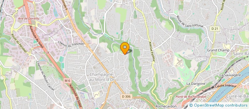 localisation de l'entreprise MB TECH  CHAMPAGNE-AU-MONT-D'OR