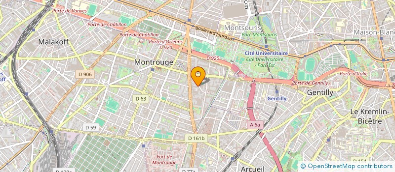 localisation de l'entreprise MB TECH GROUP  MONTROUGE