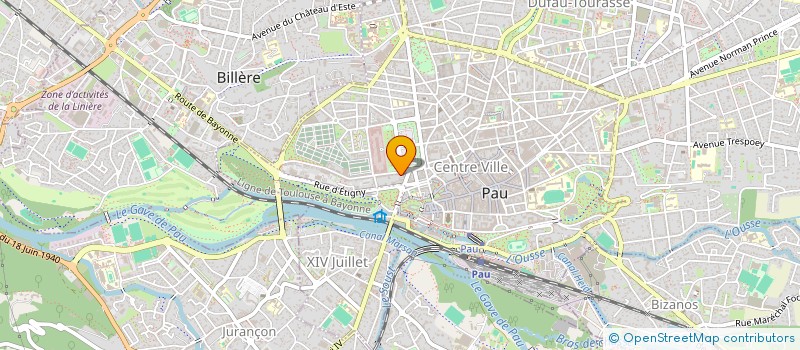 localisation de l'entreprise MB THERMIQUE  LONS