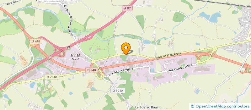 localisation de l'entreprise MB THIERS  LA CHAIZE-LE-VICOMTE