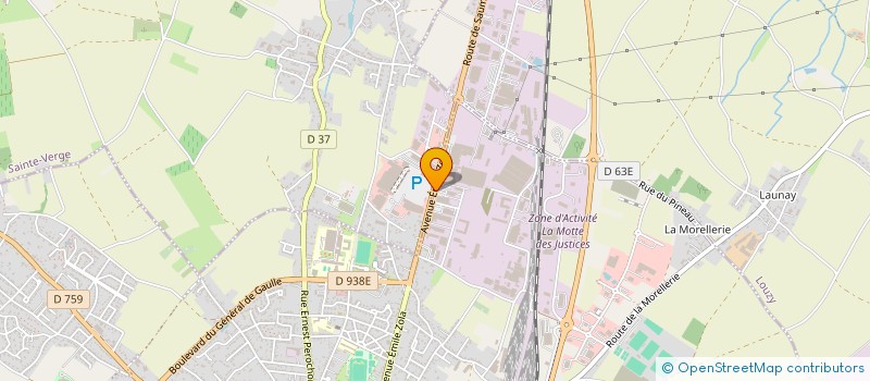 localisation de l'entreprise MB THOUARS  THOUARS