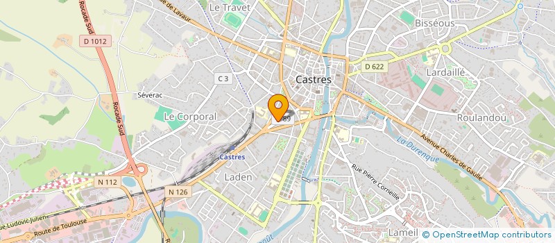 localisation de l'entreprise MB TRADE à CASTRES
