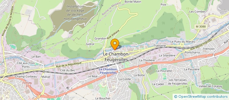 localisation de l'entreprise MB TRADITION  LE CHAMBON-FEUGEROLLES