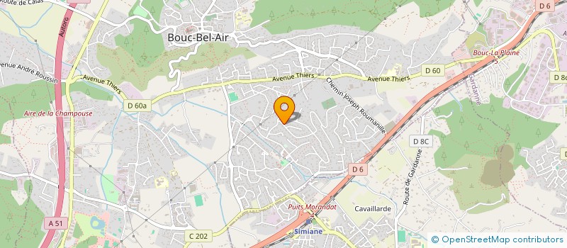 localisation de l'entreprise MB TRANSITION à BOUC-BEL-AIR