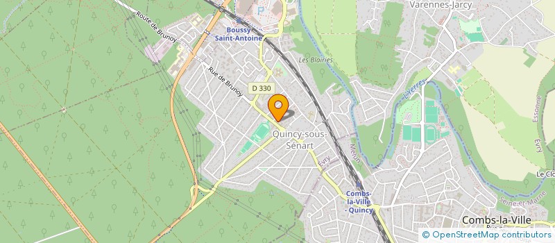 localisation de l'entreprise MB TRANSPORT  QUINCY-SOUS-SENART