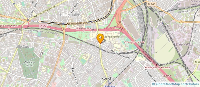 localisation de l'entreprise MB TRANSPORT à LILLE