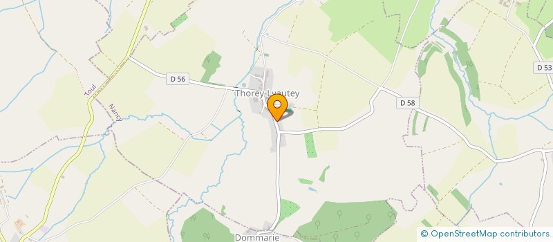 localisation de l'entreprise MB TRAVAUX PUBLICS  THOREY-LYAUTEY