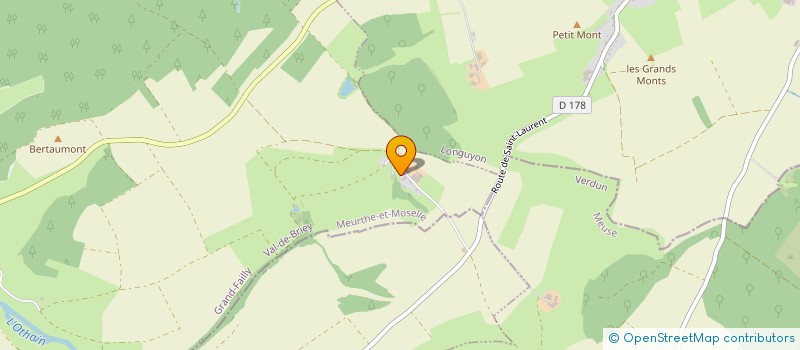 localisation de l'entreprise MB VERDUN SOCIETE CIVILE IMMOBILIERE  GRAND-FAILLY
