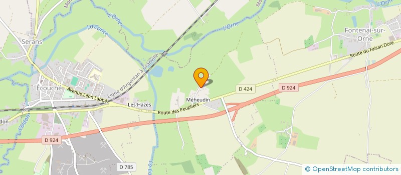 localisation de l'entreprise MB VET à ECOUCHE-LES-VALLEES