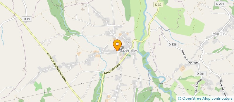 localisation de l'entreprise MB VIBRATION  MAZEROLLES