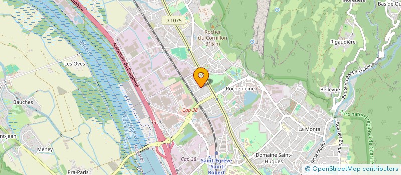 localisation de l'entreprise MB VIZILLE 1  SAINT-EGREVE