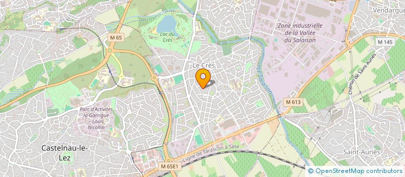 localisation de l'entreprise MB VTC 34  LE CRES