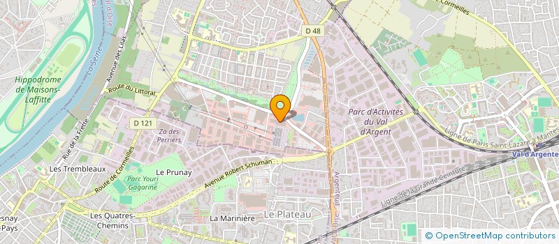 localisation de l'entreprise MB WEB à CORMEILLES-EN-PARISIS
