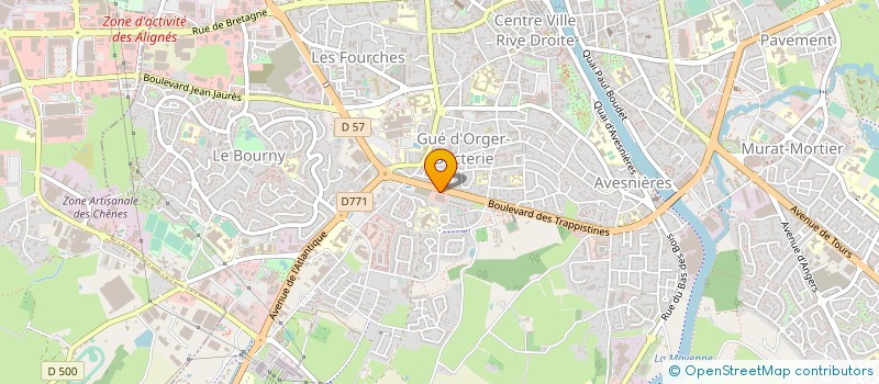 localisation de l'entreprise MB ZONE ROUGE à LAVAL