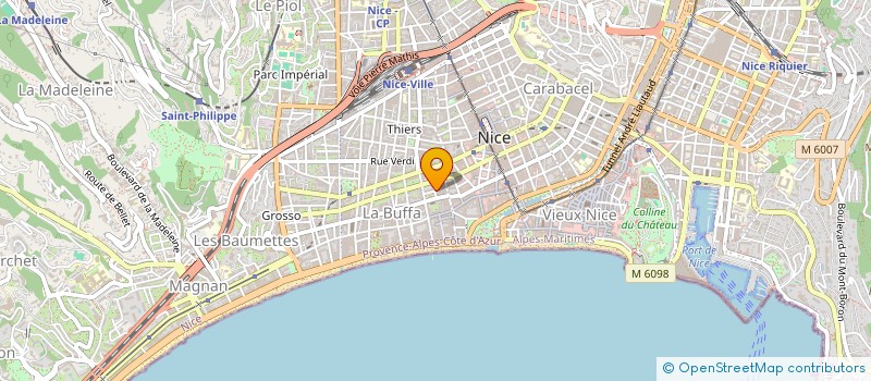 localisation de l'entreprise MB1  NICE