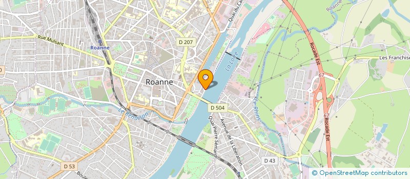 localisation de l'entreprise MB2 à ROANNE