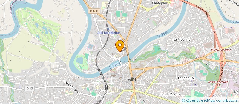 localisation de l'entreprise MB2 à ALBI