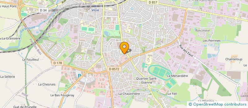 localisation de l'entreprise MB2021  VITRE