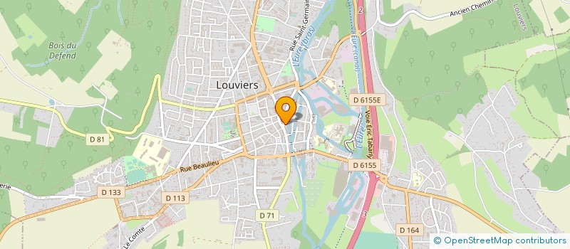 localisation de l'entreprise MB27 COURTAGE à LOUVIERS