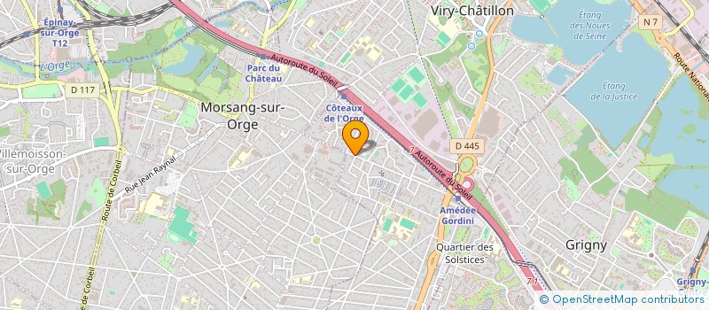 localisation de l'entreprise MB2A à VIRY-CHATILLON