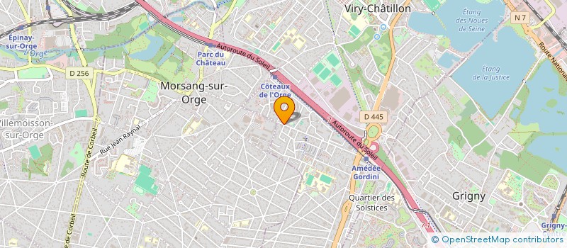 localisation de l'entreprise MB2A HOLDING à VIRY-CHATILLON