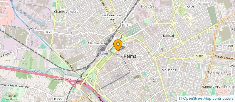 localisation de l'entreprise MB2D  REIMS