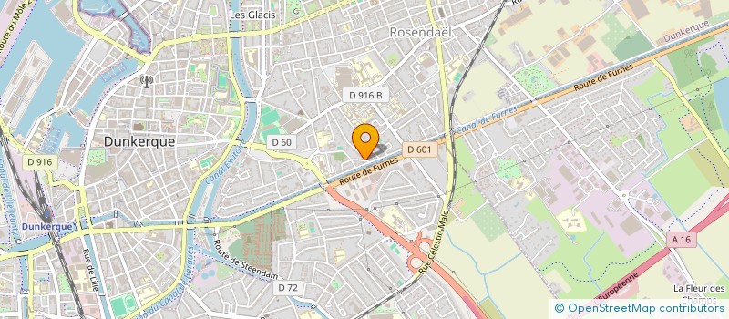 localisation de l'entreprise MB2H à DUNKERQUE