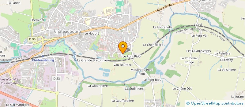 localisation de l'entreprise MB2I 35  CHATEAUBOURG