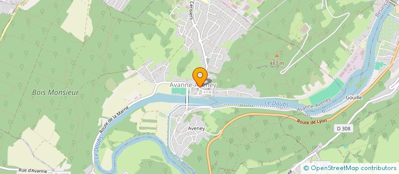 localisation de l'entreprise MB2I DES MONTS DE LARNOD  PUGEY