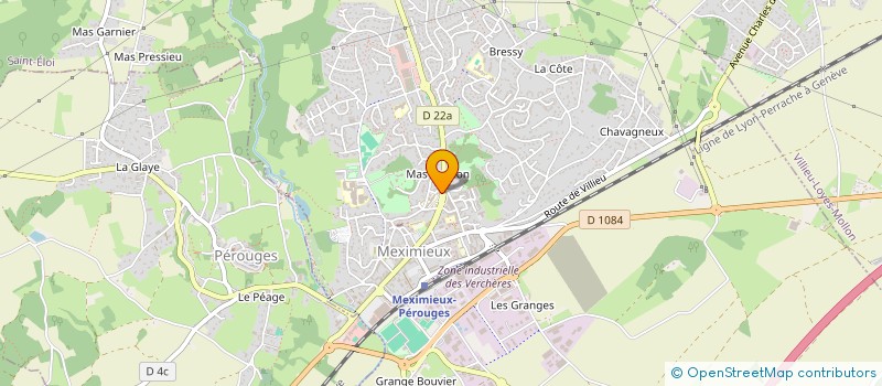 localisation de l'entreprise MB2I IMMOBILIER à MEXIMIEUX