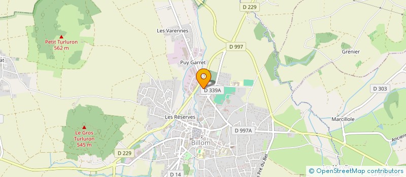 localisation de l'entreprise MB2J BILLOM  BILLOM