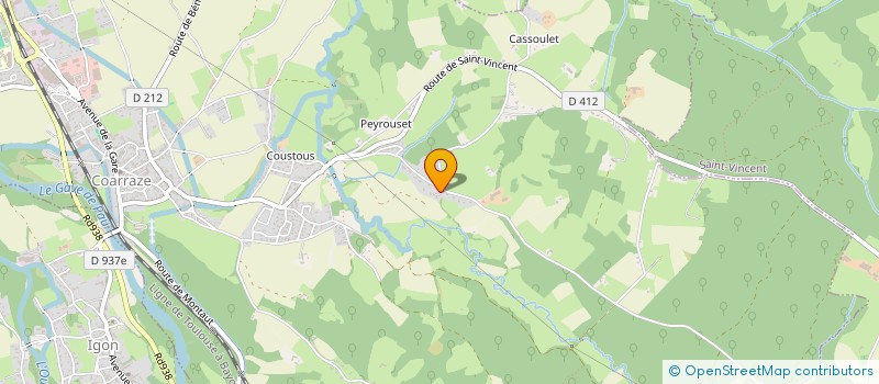 localisation de l'entreprise MB2L  COARRAZE