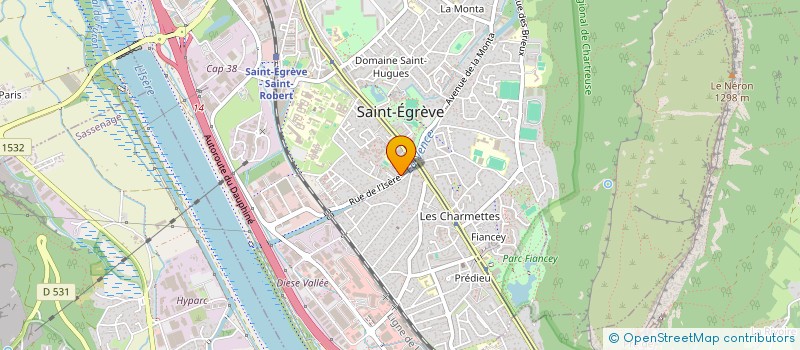 localisation de l'entreprise MB2P  SAINT-EGREVE