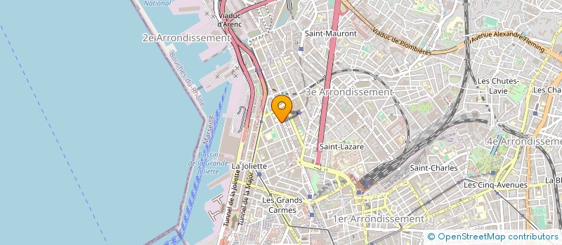 localisation de l'entreprise MB2R à MARSEILLE