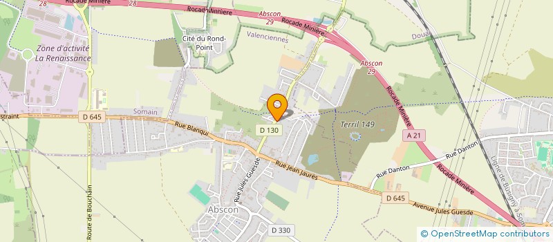 localisation de l'entreprise MB2S  ABSCON