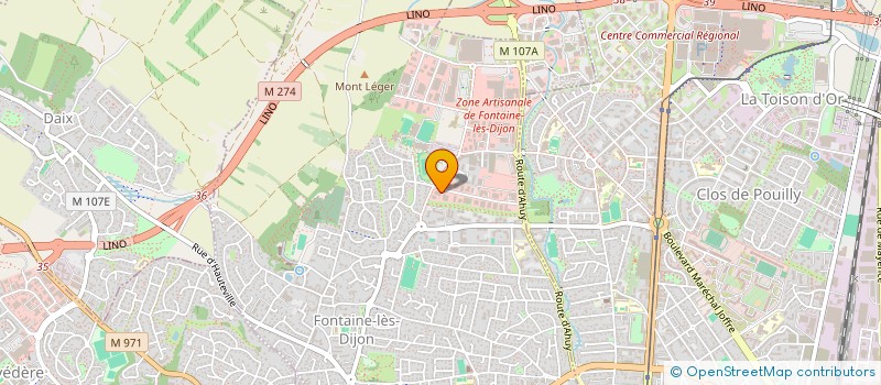 localisation de l'entreprise MB2TI  FONTAINE-LES-DIJON