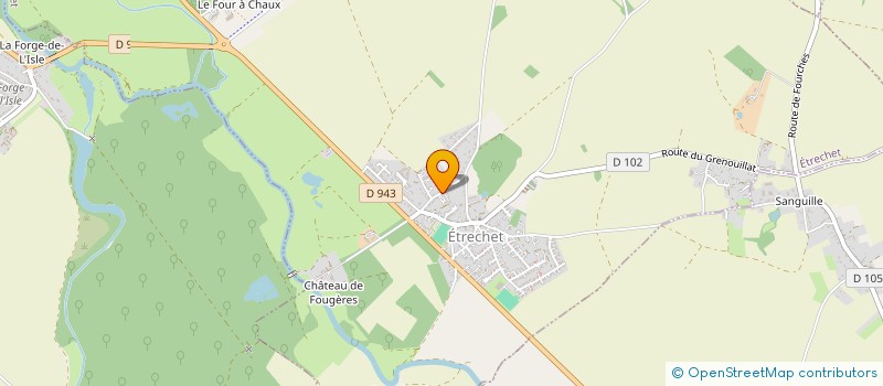 localisation de l'entreprise MB36 INVEST à ETRECHET
