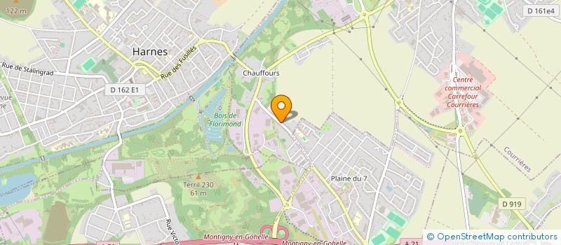 localisation de l'entreprise MB62  COURRIERES