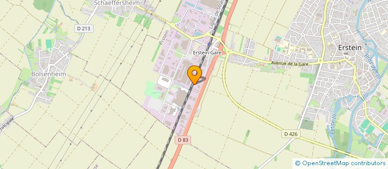 localisation de l'entreprise MB67  ERSTEIN