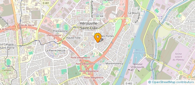 localisation de l'entreprise MB9 à HEROUVILLE SAINT CLAIR